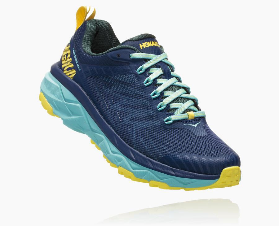 Trail Shoes Womens - Hoka One One Challenger ATR 5 - Blue - BHTNJQP-35